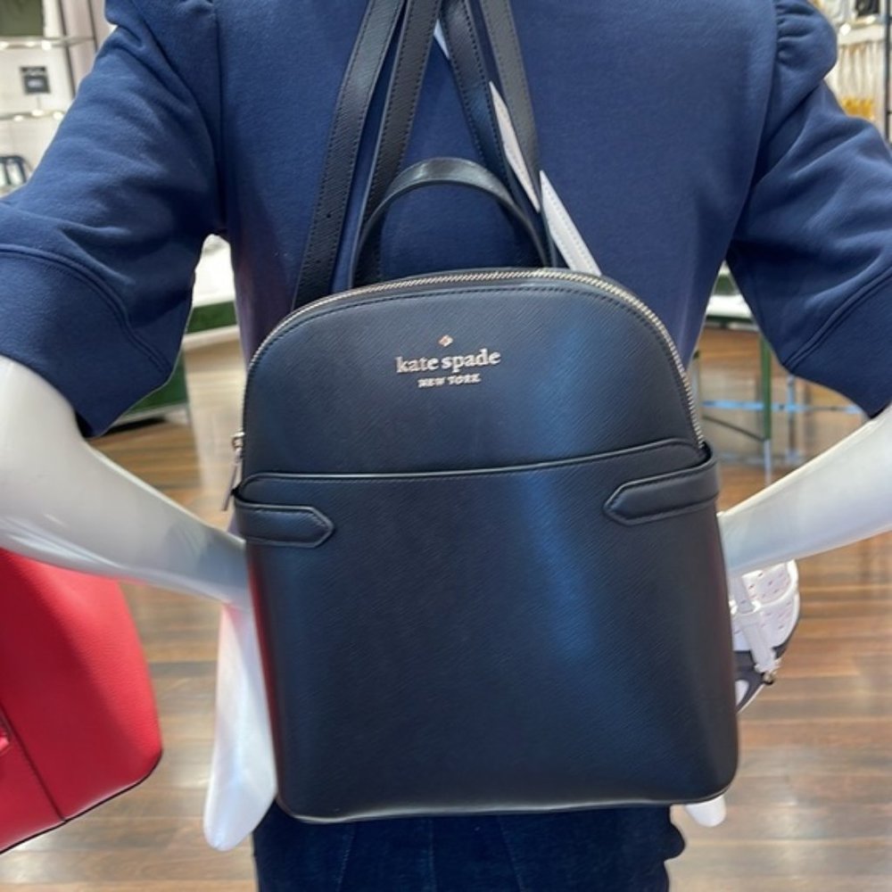 Kate Spade Staci Dome Backpack Black - Picture 12 of 16